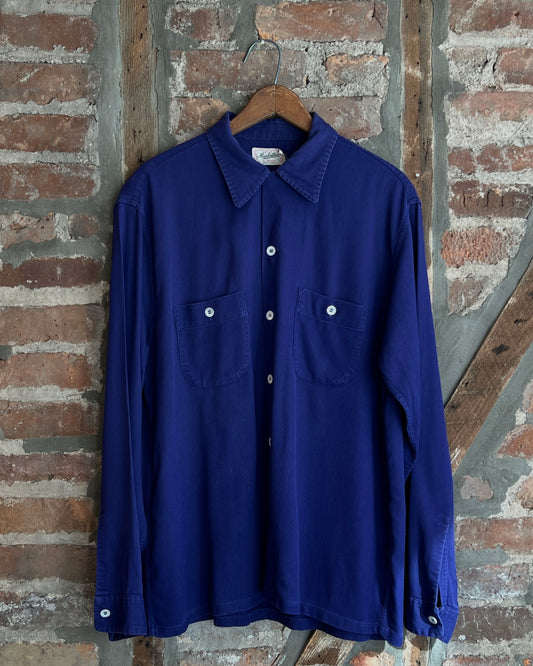 1940s Pique Cotton Shirt